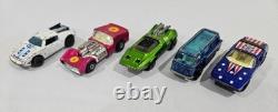 Lot of 45 vintage toy vehicles and Matchbox car case