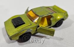 Lot of 45 vintage toy vehicles and Matchbox car case