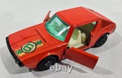 Lot of 45 vintage toy vehicles and Matchbox car case