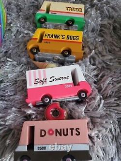 Lot of 4 Candylab Toy Cars Vehicles soft serve, donuts, Tacos, Frank's dogs 3