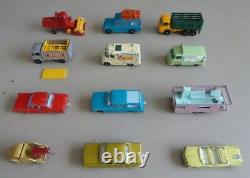 Lot of 72 Vintage Matchbox Lesney Diecast Toy Car Vehicles Many Old Rare Ones