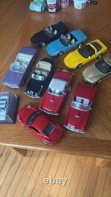 Lot of 9 Diecast Sport Cars All 118 Scale Mix Brands Rare Ones Collectors
