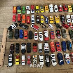 Lot of First Responders Police Firetrucks Military Vehicles Matchbox Hot Wheels