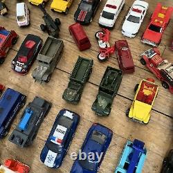 Lot of First Responders Police Firetrucks Military Vehicles Matchbox Hot Wheels