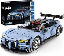 M4 Building Car Set, 110 Champion Racing Car Building Block-2280PCS