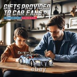 M4 Building Car Set, 110 Champion Racing Car Building Block-2280PCS