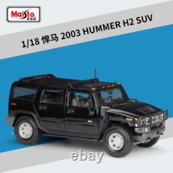 MAISTO 118 2003 HUMMER H2 SUV Alloy Diecast vehicle Car MODEL TOY Gift Collect