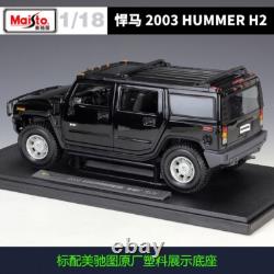 MAISTO 118 2003 HUMMER H2 SUV Alloy Diecast vehicle Car MODEL TOY Gift Collect