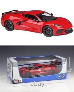 MAISTO 118 2020 Corvette Stingray Coupe Alloy Diecast Vehicle Car MODEL TOY