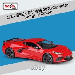 MAISTO 118 2020 Corvette Stingray Coupe Alloy Diecast Vehicle Car MODEL TOY