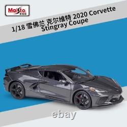 MAISTO 118 2020 Corvette Stingray Coupe Alloy Diecast Vehicle Car MODEL TOY