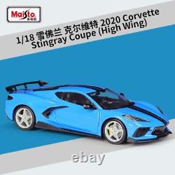 MAISTO 118 2020 Corvette Stingray Coupe Alloy Diecast Vehicle Car MODEL TOY