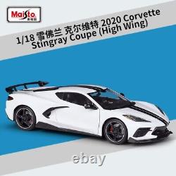 MAISTO 118 2020 Corvette Stingray Coupe Alloy Diecast Vehicle Car MODEL TOY