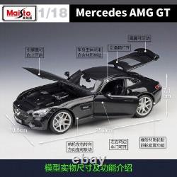 MAISTO 118 AMG GT BK Alloy Diecast Vehicle Sports Car MODEL TOY Gift Collection