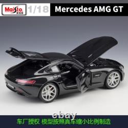 MAISTO 118 AMG GT BK Alloy Diecast Vehicle Sports Car MODEL TOY Gift Collection