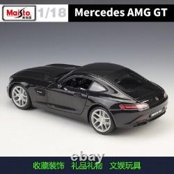 MAISTO 118 AMG GT BK Alloy Diecast Vehicle Sports Car MODEL TOY Gift Collection