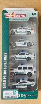 MAJORETTE DUBAI POLICE SUPER CARS SPECIAL EDITION (lot of 3 SETS) 13 new cars