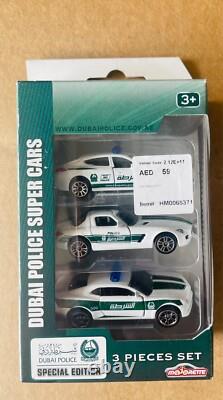MAJORETTE DUBAI POLICE SUPER CARS SPECIAL EDITION (lot of 3 SETS) 13 new cars