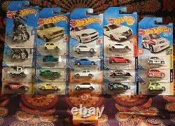 MB & Hot Wheels HONDA Vehicles Lot of 24 Carded PRELUDE CIVIC SI TYPE R EK9 CITY