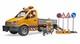 Mb Sprinter Road Service Vehicle With Worker+extra Bruder Toy Car Model 1/16 116