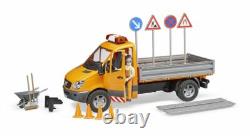 MB Sprinter Road Service Vehicle with Worker+extra Bruder Toy Car Model 1/16 116