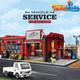 Moc Vehicle Service Car Mod Shop Building Blocks Bricks Toys Set 2819 Pcs