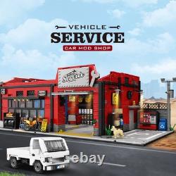 MOC Vehicle Service Car Mod Shop Building Blocks Bricks Toys Set 2819 pcs