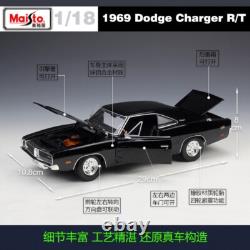 Maisto 118 1969 DODGE CHARGER R-T Alloy Diecast Vehicle Car MODEL TOY Collect