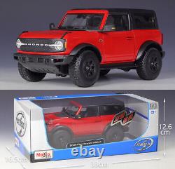 Maisto 118 Ford 2021 Bronco Wildtrak Alloy Diecast Vehicle Car MODEL TOY Gift