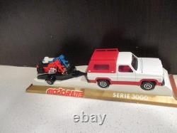 Majorette Chevy Blazer 4 x 4 & Motorcycles 136 1970 Diecast Rare MIB