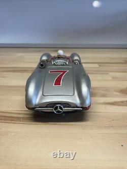 Marusan Electric Tin Toy Car Vintage Mercedes Racer SAN Toy Japan 1960 Working