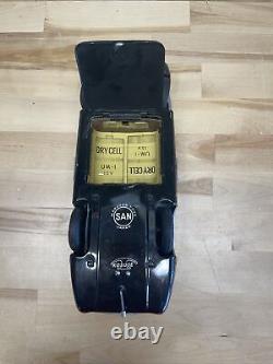 Marusan Electric Tin Toy Car Vintage Mercedes Racer SAN Toy Japan 1960 Working