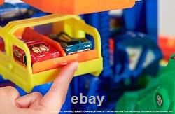 Massive T-Rex Dinosaur 100+ Vehicle Storage 3-Ft Tall Toy Car Track Set