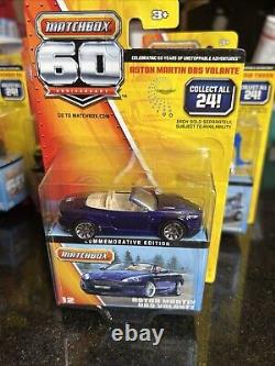 Matchbox 60th Anniversary Lot Of 21 Vehicles Aston Martin Error In Packing Car