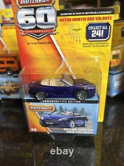 Matchbox 60th Anniversary Lot Of 21 Vehicles Aston Martin Error In Packing Car