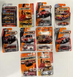 Matchbox Fire Truck Hazard Squad Emergency Vehicles Diecast Cars Bundle Lot 20