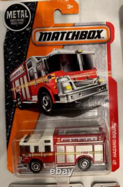 Matchbox Fire Truck Hazard Squad Emergency Vehicles Diecast Cars Bundle Lot 20