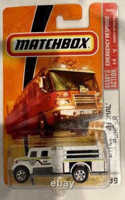 Matchbox Fire Truck Hazard Squad Emergency Vehicles Diecast Cars Bundle Lot 20
