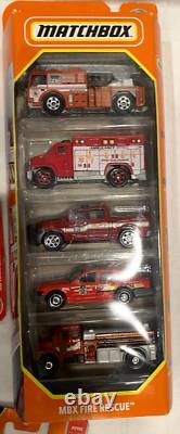 Matchbox Fire Truck Hazard Squad Emergency Vehicles Diecast Cars Bundle Lot 20