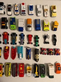 Matchbox Hot Wheels Mattel 91 Cars / Vehicles + 2 Carrying Cases