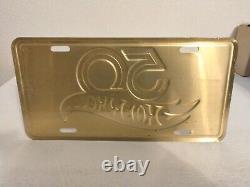 Mattel Hot Wheels 50th Anniversary Convention 1 of 500 License Plate sealed