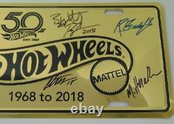 Mattel Hot Wheels 50th Anniversary convention 1 of 500 Rare License Plate