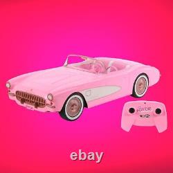 Mattel Hot Wheels Barbie Movie Remote Control 1956 Corvette Stingray Car Pink