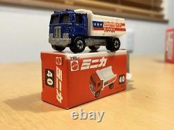 Mattel Mini Car Model No. 40 Blue/White/Red Highway Cleaning Vehicle
