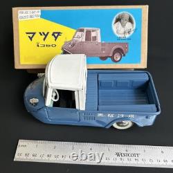 Mazda K360, 1/16 Tin Car,'Hey Song Soda' Blue, Taiwan 1980's with Original Box