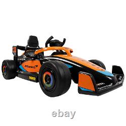 McLaren F1 Race Car 12V Battery-Powered Vehicle with Remote, Ages 3+