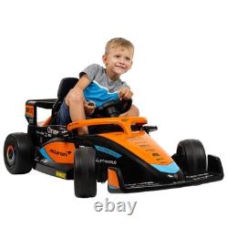 McLaren F1 Race Car 12V Battery-Powered Vehicle with Remote, Ages 3+