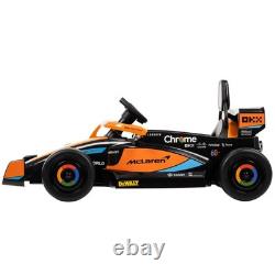 McLaren F1 Race Car 12V Battery-Powered Vehicle with Remote, Ages 3+