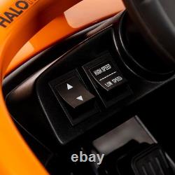 McLaren F1 Race Car 12V Battery-Powered Vehicle with Remote, Ages 3+