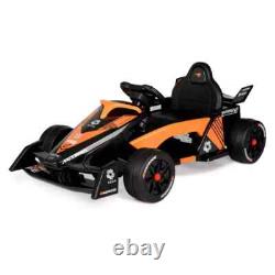 McLaren Formula F1 Race Car 12V Battery-Powered Vehicle, Ages 3+, Orange/Black
